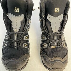 Salomon Black and Gray Trail Boots